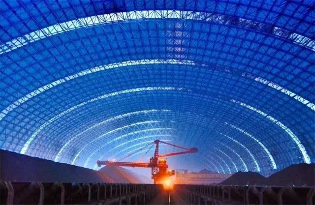 凤城亿优钢构工程师为您解析原料场封闭技术的特点和类型